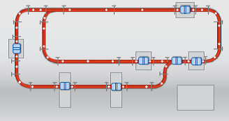 مونو ریل kbk- ریل خط تولید- سیستم جابجایی برقی یکپارچه الکتریکی - 